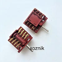 Переключатель режимов мощности духовки RIKA ПМ-4 (конт. 4+4 снаружи A442)