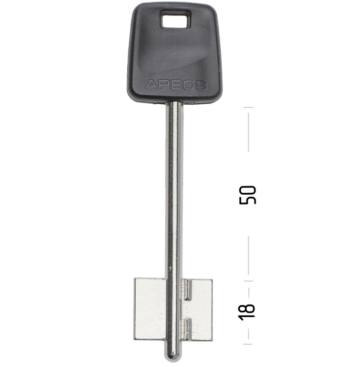 Заготовка для ключа APS2DP (левый короткий)