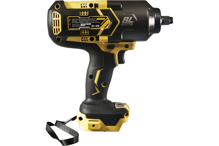 Гайковерт ударный бесщеточный Hanskonner Platinum HCD18100S, 18 В, без Акб/Зу