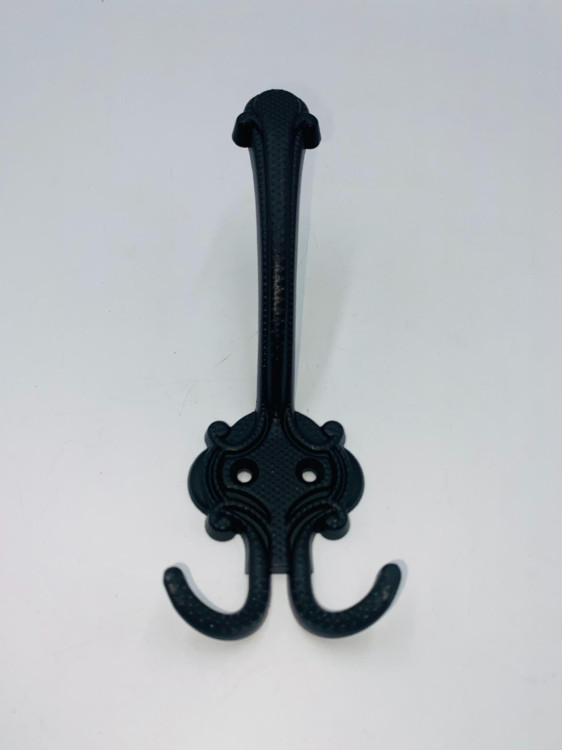 Крючок КВ1-1 "Точки" ЧЕРНЫЙ МУАР (50)