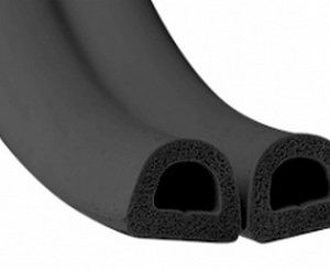 Уплотнитель "HIGHPOWER" 10мм х 12мм D-ПРОФИЛЬ, Черный, 50м.