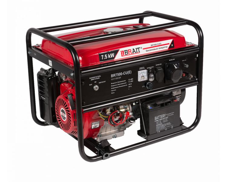 Генератор бензиновый BRAIT BR7500-Cu (E)