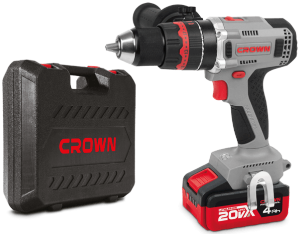 Аккумуляторная дрель-шуруповерт CROWN CT21093HMX-2 BMC