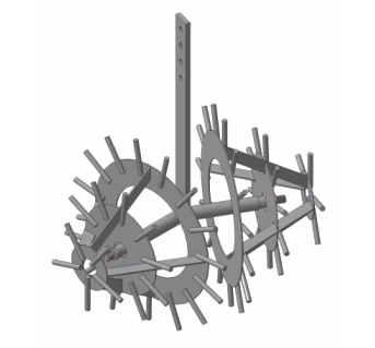 Пропольник-рыхлитель однорядный "Ёж" без сцепки