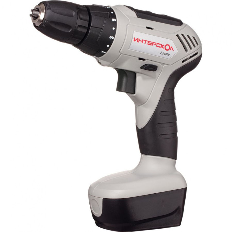 Аккумуляторная дрель-шуруповерт Интерскол ДА-10/14.4ЭР