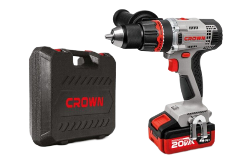 Аккумуляторная дрель-шуруповерт CROWN CT21076HMX-4 BMC
