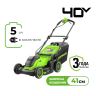 Газонокосилка аккумуляторная Greenworks GD40LM411 2521007UG