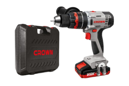 Аккумуляторная дрель шуруповерт CROWN CT21075HMX-2 BMC