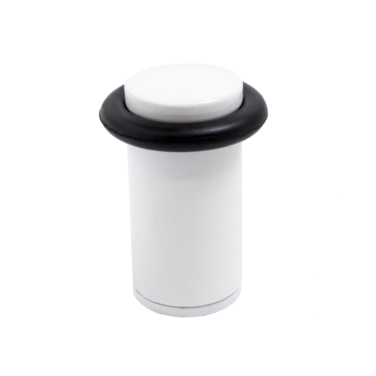 Ограничитель двери (бочка длинная) белый (24)