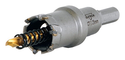 Коронка 25мм,по металлу,в сборе,твердосплавная