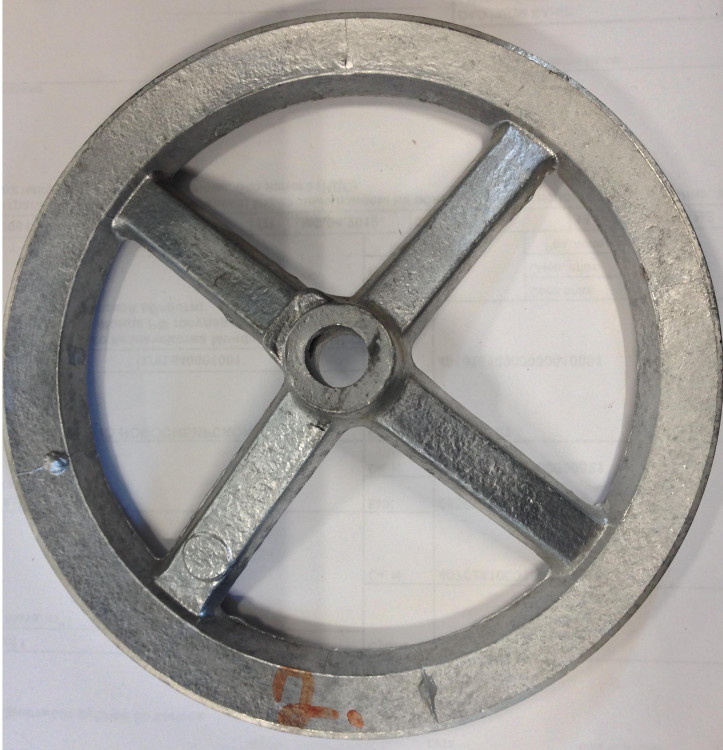 Шкив активатора СМР (алюм.) вн. Ø10мм, нар. Ø120мм