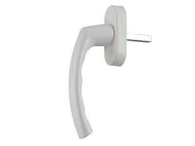 Ручка на пластиковые окна "WINSA" (Белая) (металлическая) (100)
