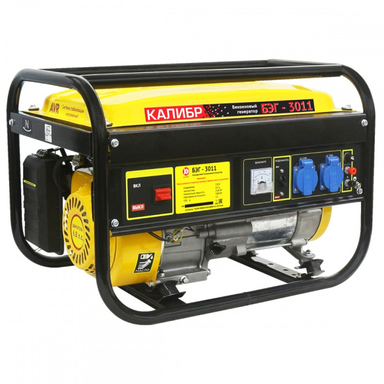 Генератор бензиновый Калибр БЭГ-3011
