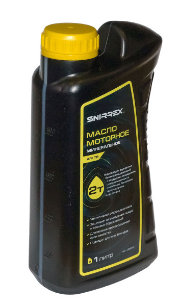 Масло для 2-х такт. двиг. минеральное, API TB , 1л SNIRREX (12)