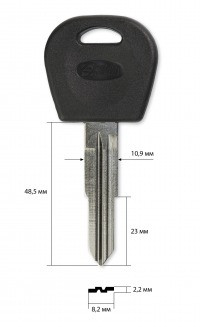 Заготовка для ключа DWO-5AP silca (0422)