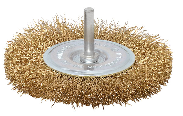 Щетка для дрели чашка 50 мм CUTOP Profi 82-533 латунированная витая проволока 0,3 мм