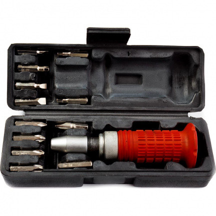 Отвертка ударная с набором бит 5/16" 71шт Квалитет