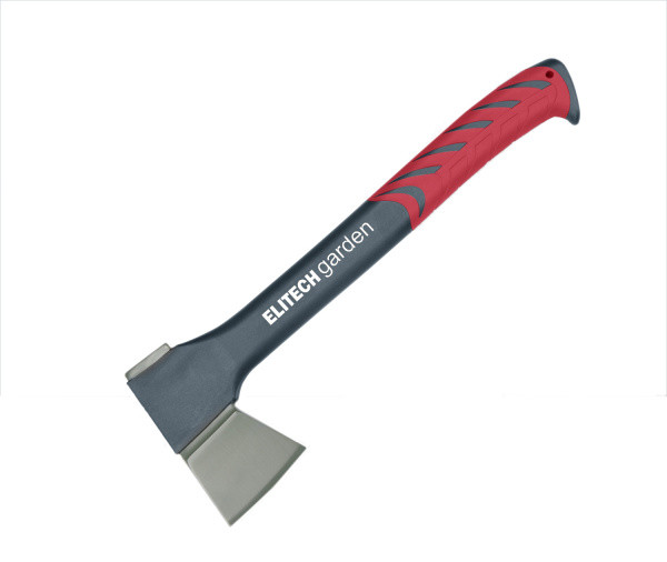 Топор 640гр обрезиненный фиберглас, закаленная сталь с тефлоновым покрытием, универсальный ELITECH