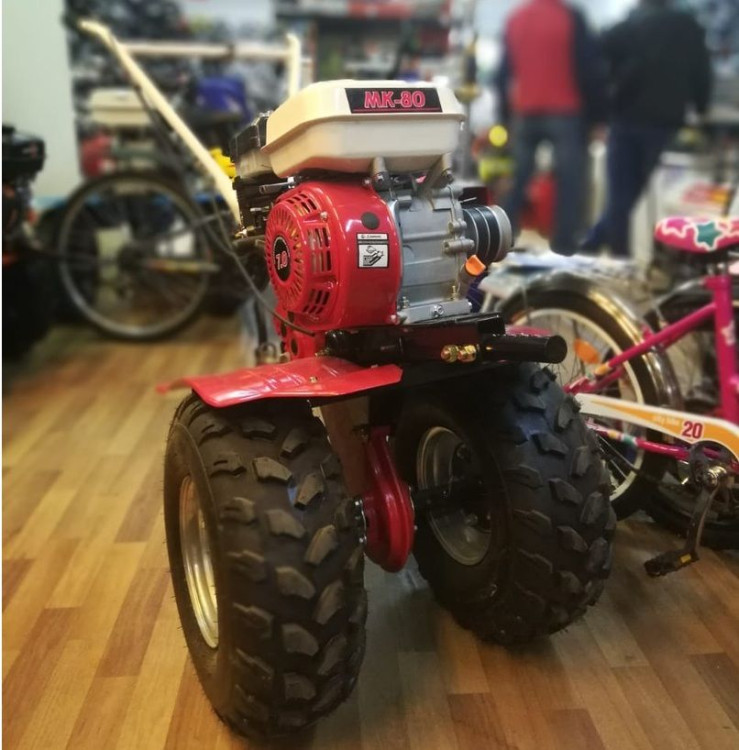 Мотоблок бензиновый FORZA МК80 ECO | 7 л.с | (Широкие колеса)