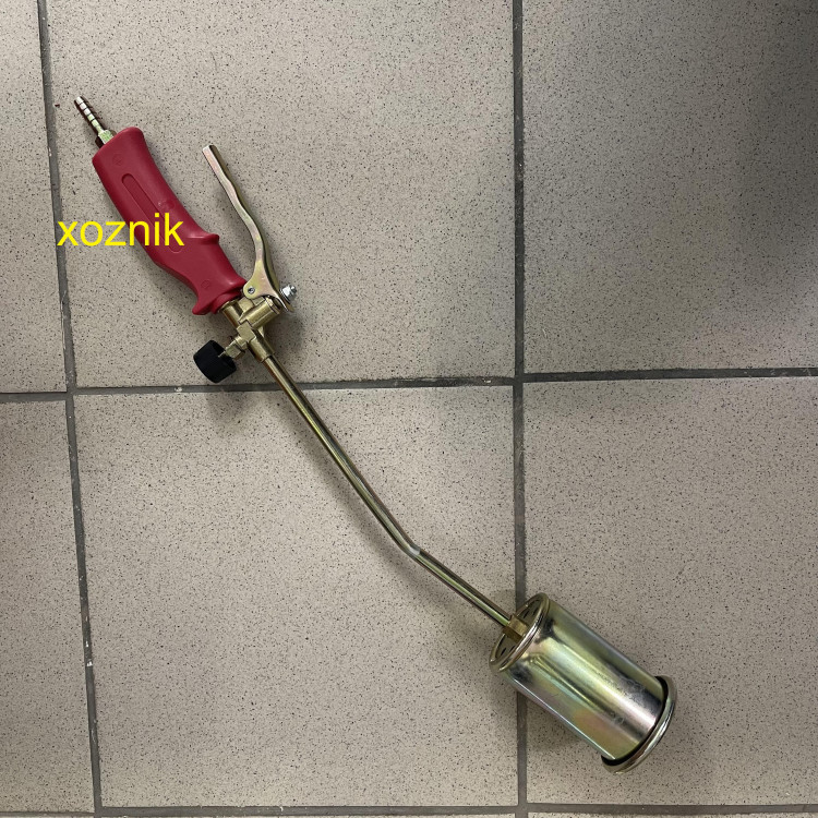 Горелка пропановая L-500, сопло-Ø60 (с рычагом) 60B