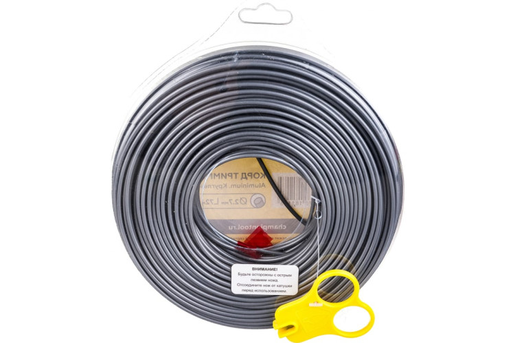 Корд трим.CHAMPION Aluminium 2.7мм* 72м (круглый)