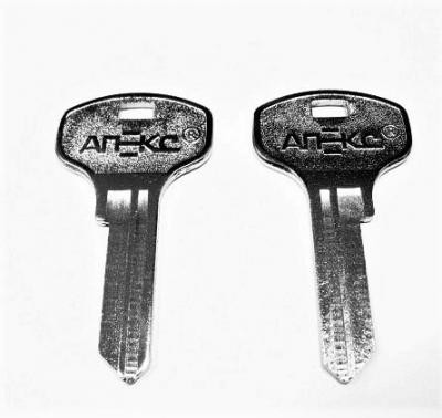 Заготовка для ключа Apecs Китай (3078) 0059/1