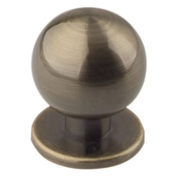 Мебельная ручка-кнопка 14.137.33 (ZY-108) малая бронза