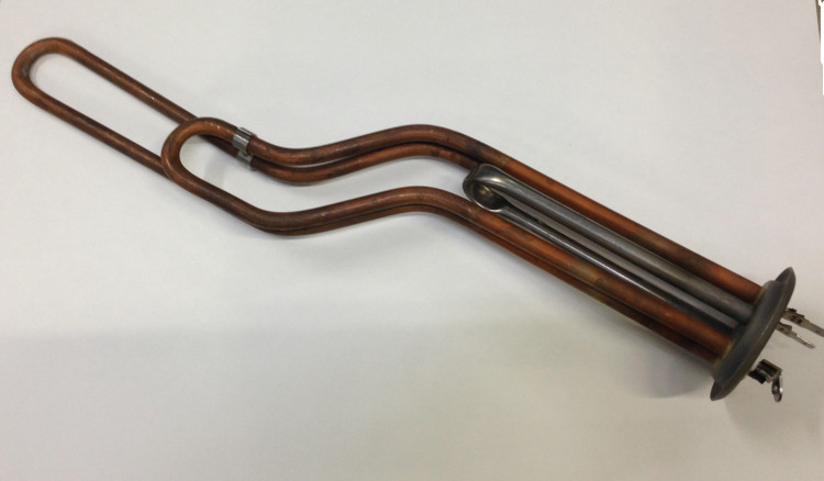 Нагрев. элемент 2,5кВт (1,0+1,5кВт) М6/45+60см RFØ64 медь прямой под болты КИТАЙ T10 HOZ