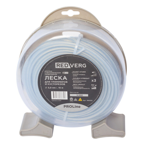 Леска для триммера REDVERG PROLine д 3,0мм