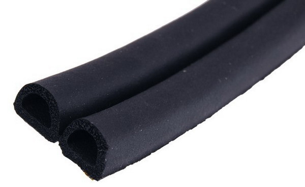 Уплотнитель "HIGHPOWER" D-ПРОФИЛЬ, Черный, 100м.