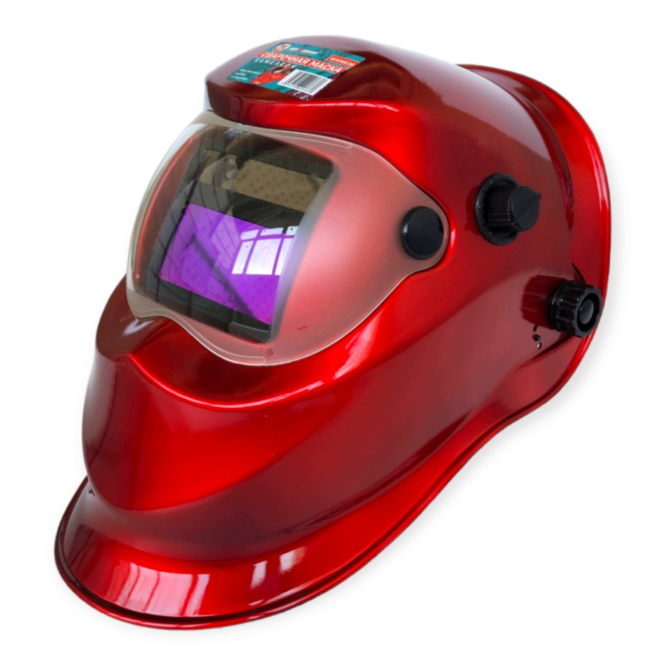 Маска хамелеон красная