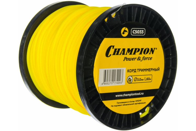 Корд трим.CHAMPION Star 3.0мм* 60м (звезда)