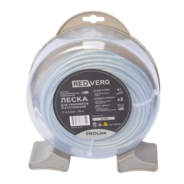 Леска для триммера REDVERG PROLine д 2,4мм