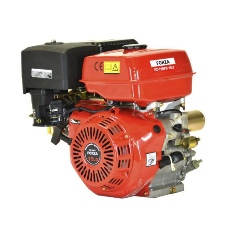 Двигатель FORZA M1500EQ | 15 л.с. | шкив 25 мм., электростартер. Электрооборудование 18А, 216Вт, 12V