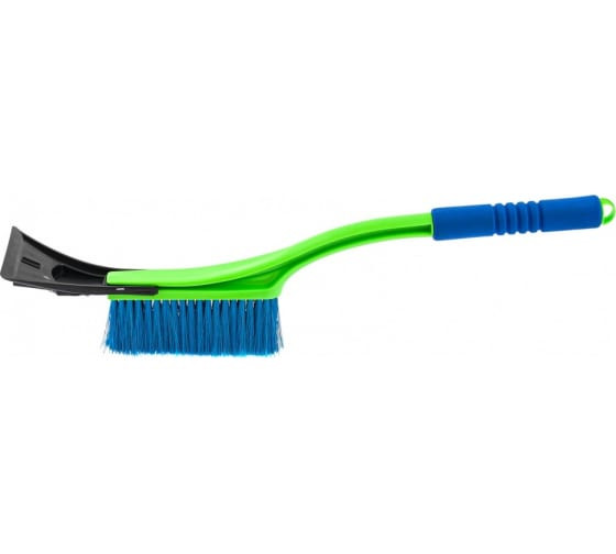 Щетка-сметка для снега со съемным скребком, мягкая рукоятка 540мм // Сибртех