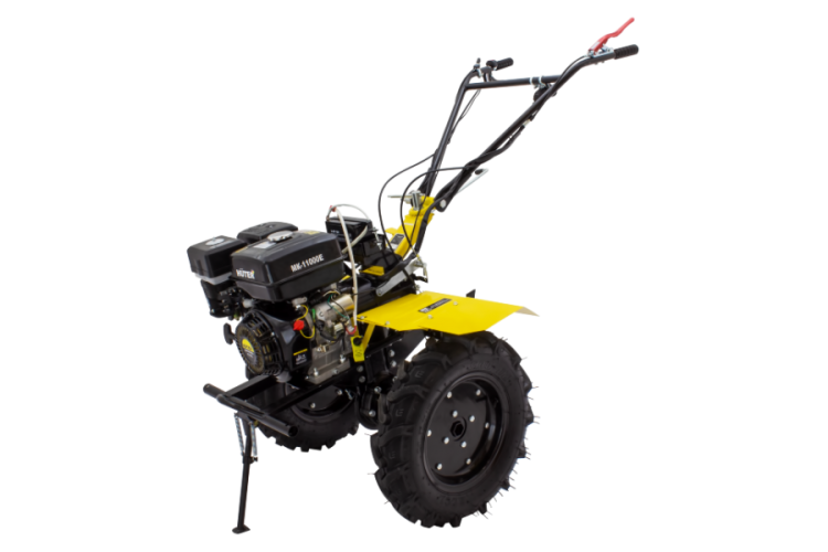 Мотоблок бензиновый Huter МК-11000ME | 11 л.с | чугунный редуктор