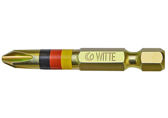 Бита XD повышенной твердости PZ2х50 мм WITTE 271712000