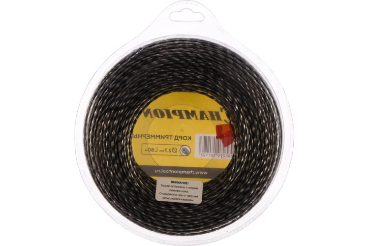 Корд трим.CHAMPION Tri-twist 2.7мм* 60м (витой треугольник)