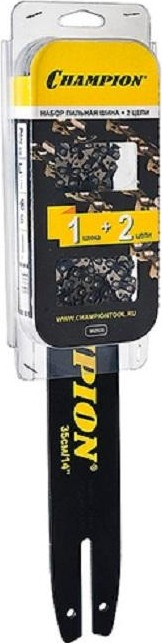 Шина CHAMPION 14"-3/8-1.3-52 +2 цепи (140SDEA041) Набор