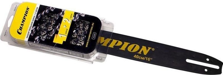 Шина CHAMPION 14"-3/8-1.3-52 +2 цепи (140SDEA041) Набор