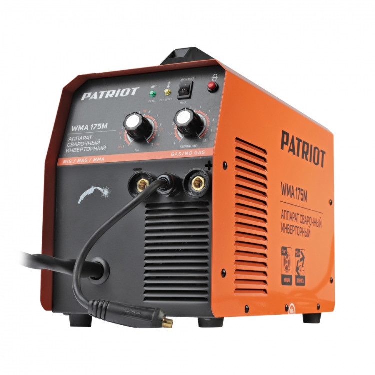 Сварочный полуавтомат инверторный PATRIOT Wma 175M Mig/Mag/Mma