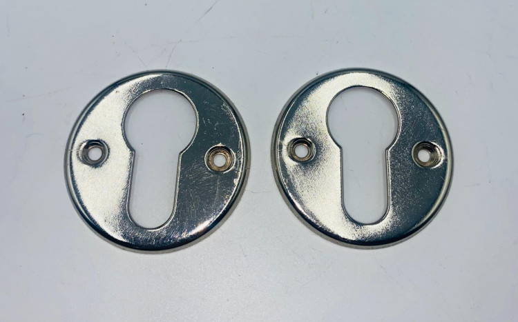 Накладки на цилиндровый механизм &quot;САЗАР&quot; Хром