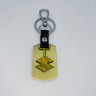 Брелок на ключи "SUZUKI" карабин (золото)