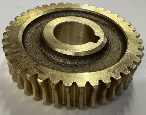 Шестерня червячная медная редуктора мототяпки 20х69х16 Z-40 010069(834)B