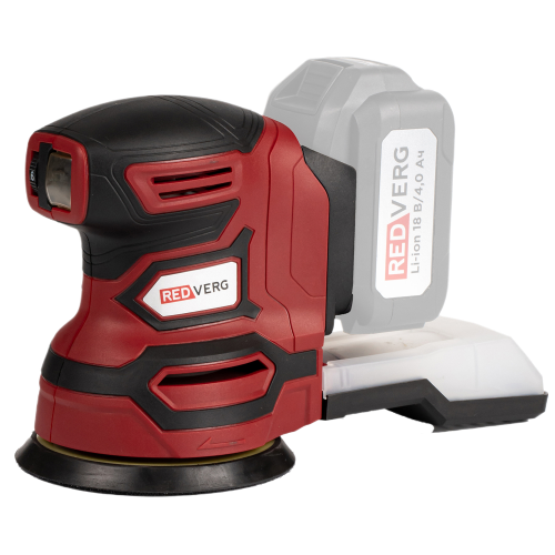 Аккумуляторная эксцентриковая шлифмашина REDVERG rd-os18/u2