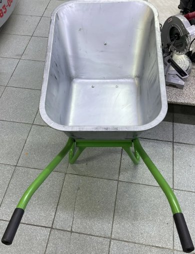 Тачка строительная 1-кол.WB5009М1-118 БТМ 200кг, зеленая