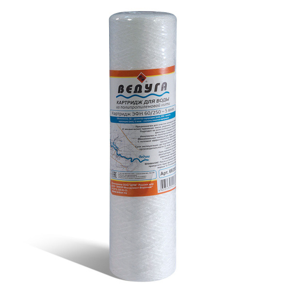 Картридж для воды 10" ЭФН полипроп. нить 5 мкм 446/901