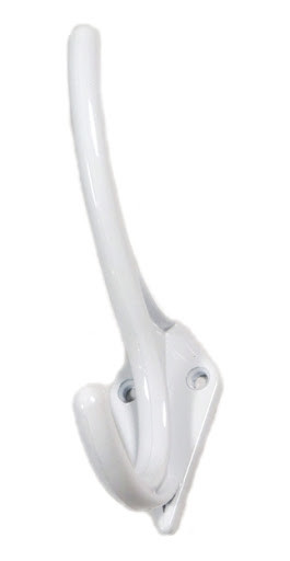 Крючок КВ6 двухрожковый БЕЛЫЙ (100)