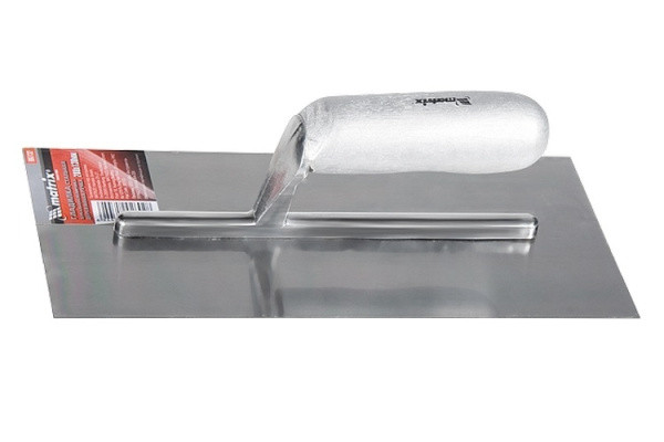 Гладилка нерж. 130x280мм, дерев. ручка