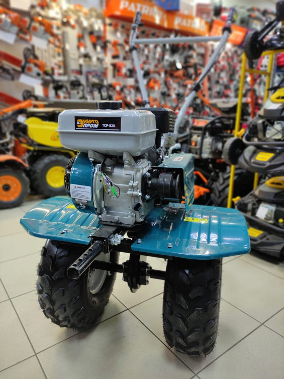 Мотоблок бензиновый Энергопром TCP 820-4ENR | 8 л.с | колеса 19*7-8 Extrime, чугунный редуктор